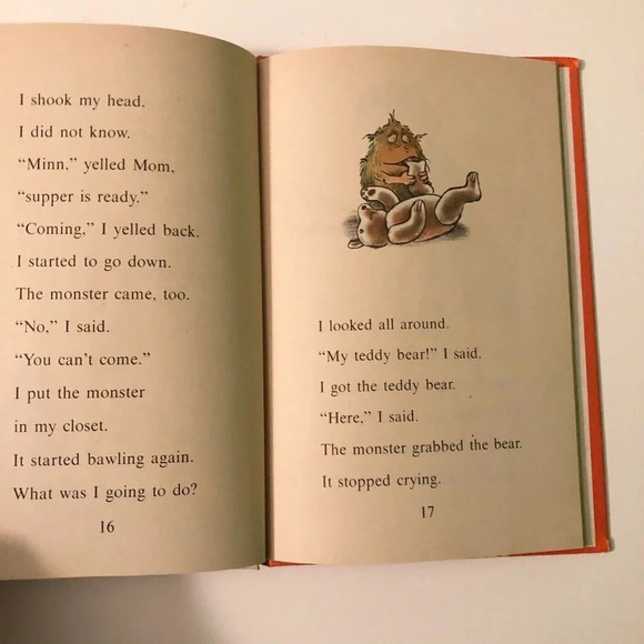 Vtg 1981 No More Monsters For Me An  I Can Read Book by Peggy Parish HC - Picture 11 of 15